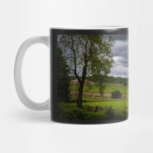 County Durham Countryside Sheep Mug